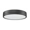 Z-Lite Algar Flush Mount, 1-Light, 16 In.W x 3 In.H, Matte Black/Frosted 1006F16-MB-LED - alternate 2